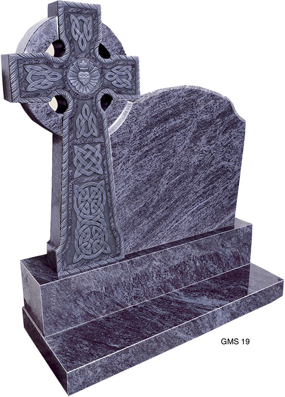 Irish Celtic Cross Headstones For Graves GMS